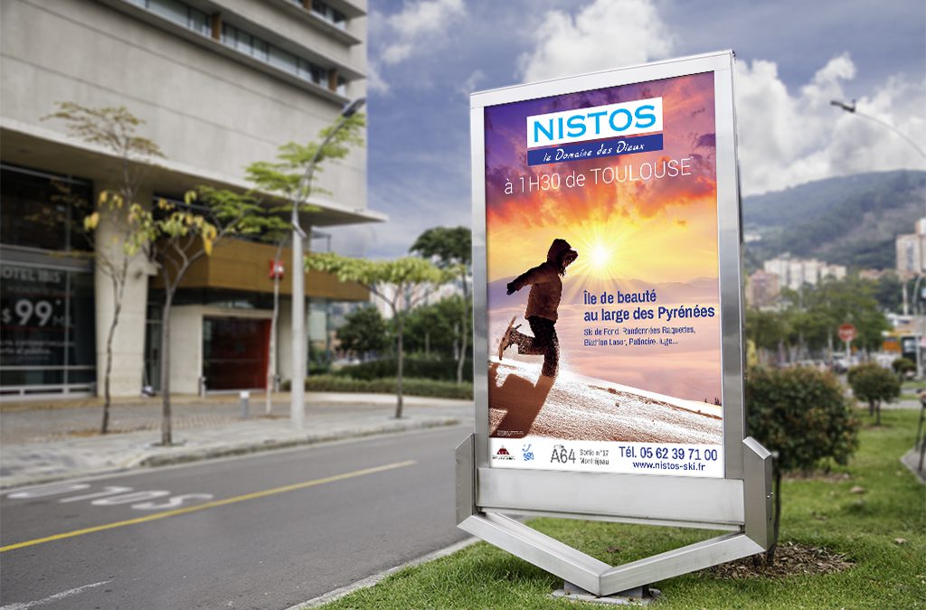 Affiche pour la Station de ski de Nistos