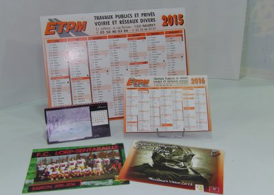 impression calendrier