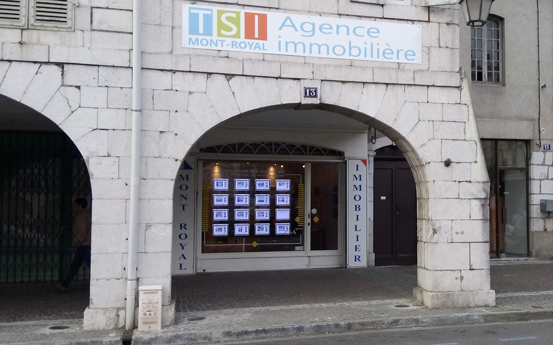 Enseigne – Agence immobilière TSI