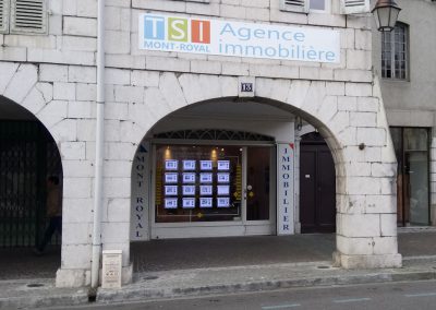 Enseigne – Agence immobilière TSI