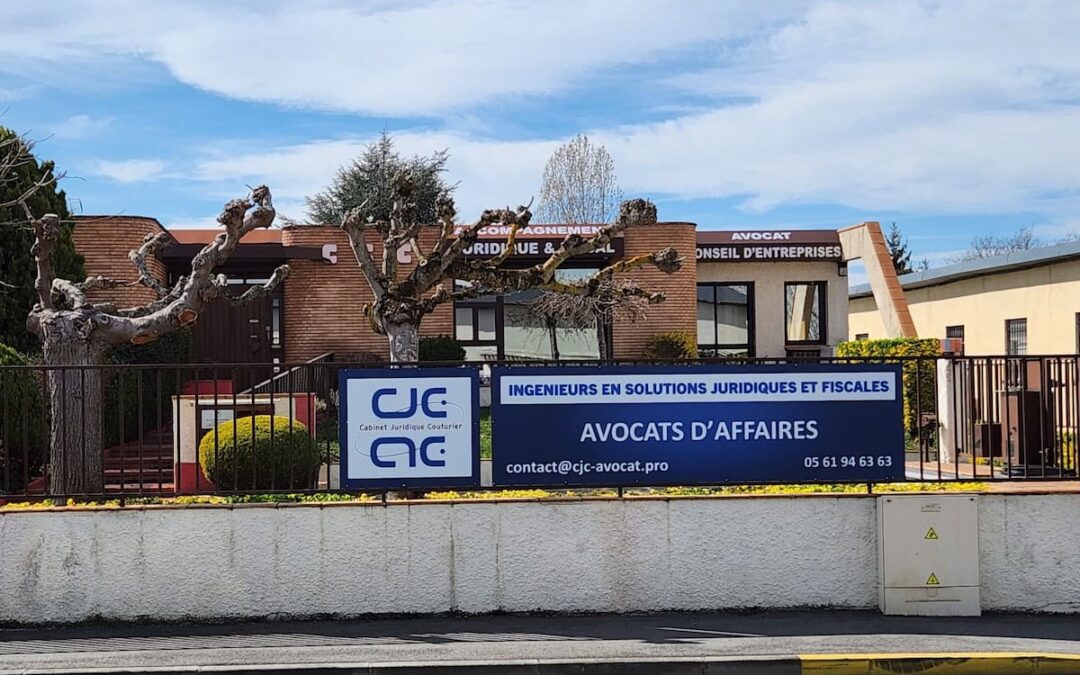 Enseigne pour CJC Avocats d&rsquo;affaire