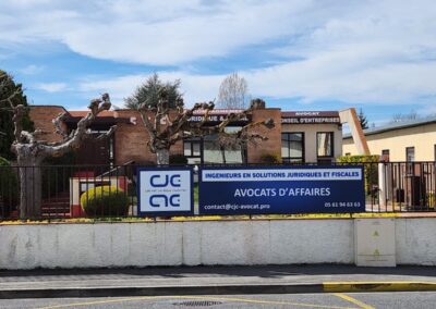 Enseigne pour CJC Avocats d&rsquo;affaire