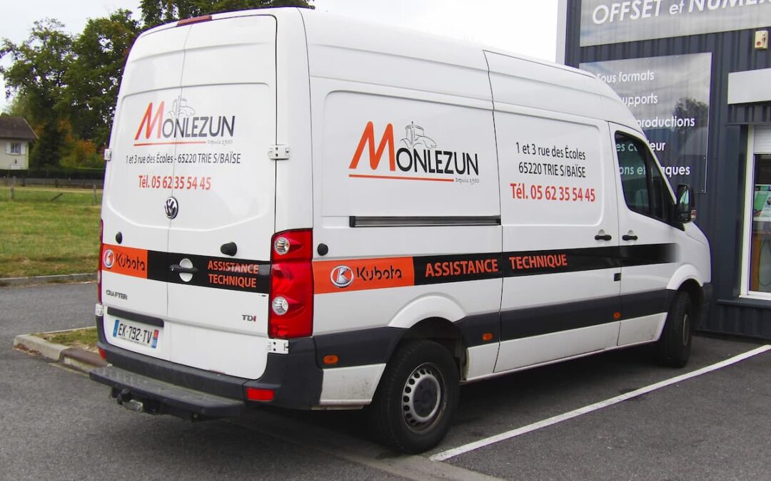 Marquage véhicule pour Monlezun