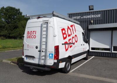 Marquage véhicule pour Bati Déco – Luchon