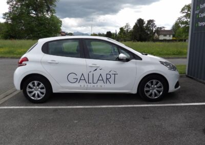 Marquage véhicule pour Gallart Bâtiment