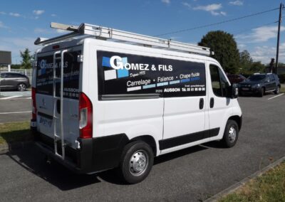 Marquage véhicule pour Gomez & fils