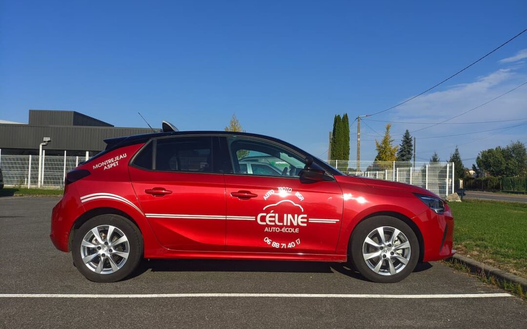 Marquage véhicule pour l&rsquo;auto-école Céline