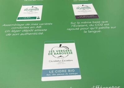 PLV pour les Vergers de Barousse