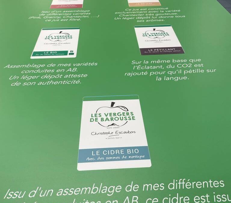 PLV pour les Vergers de Barousse