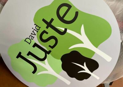 Enseigne pour David Juste