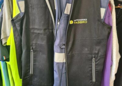 Gilet publicitaire – Imprimeries Fabbro