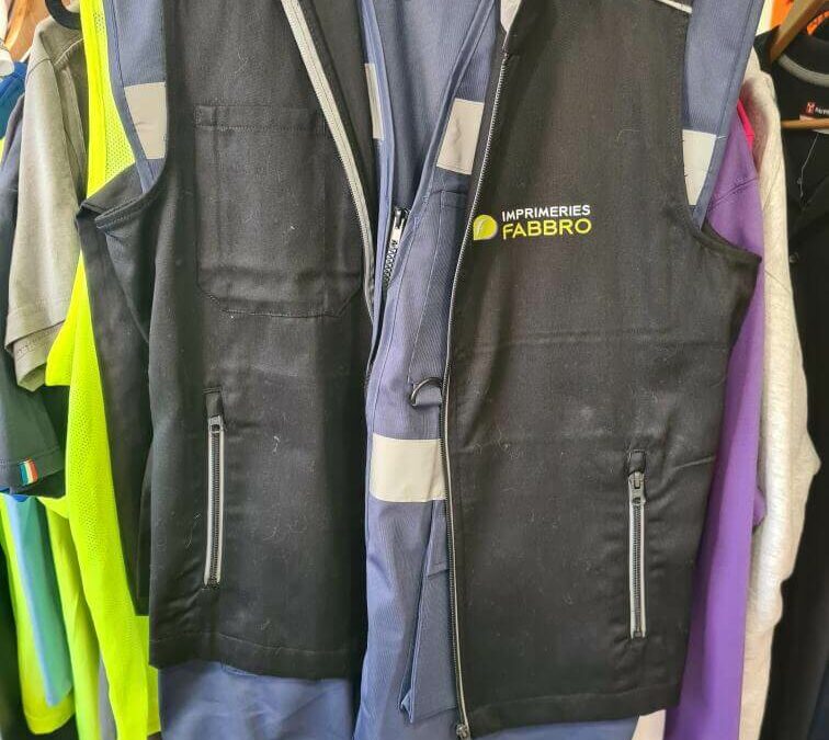 Gilet publicitaire – Imprimeries Fabbro
